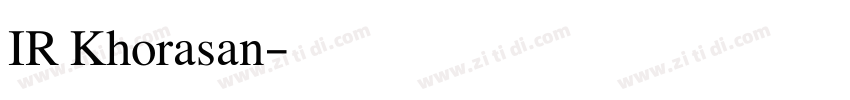 IR Khorasan字体转换